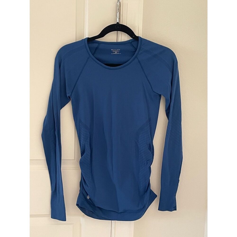 Athleta Long Sleeve Ruched Top